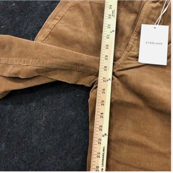 EVERLANE Corduroy Sailor Pant Size 8 Toasted Coconut New with Tags NWT - Picture 4 of 5